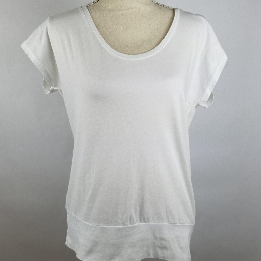 White pullover the Loft.